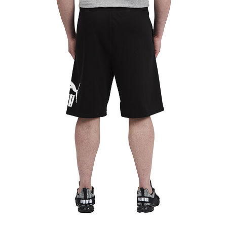 Puma Men's  Elastic 10" Drawstring Shorts Black 3XL