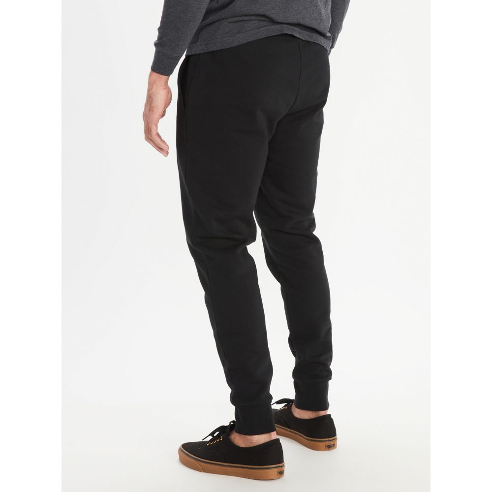 Marmot Men's Coastal Logo Jogger Pants  Black Large