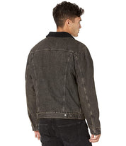 Levi's Mens Type III Sherpa Trucker Jacket BLACK MEDIUM