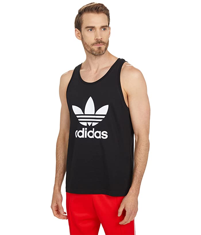 Adidas Originals Trefoil Tank Top Black/White Men's Sleeveless Small