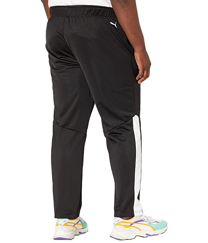 PUMA Mens Big and Tall Mid Rise Straight Track Pants Black 3XL