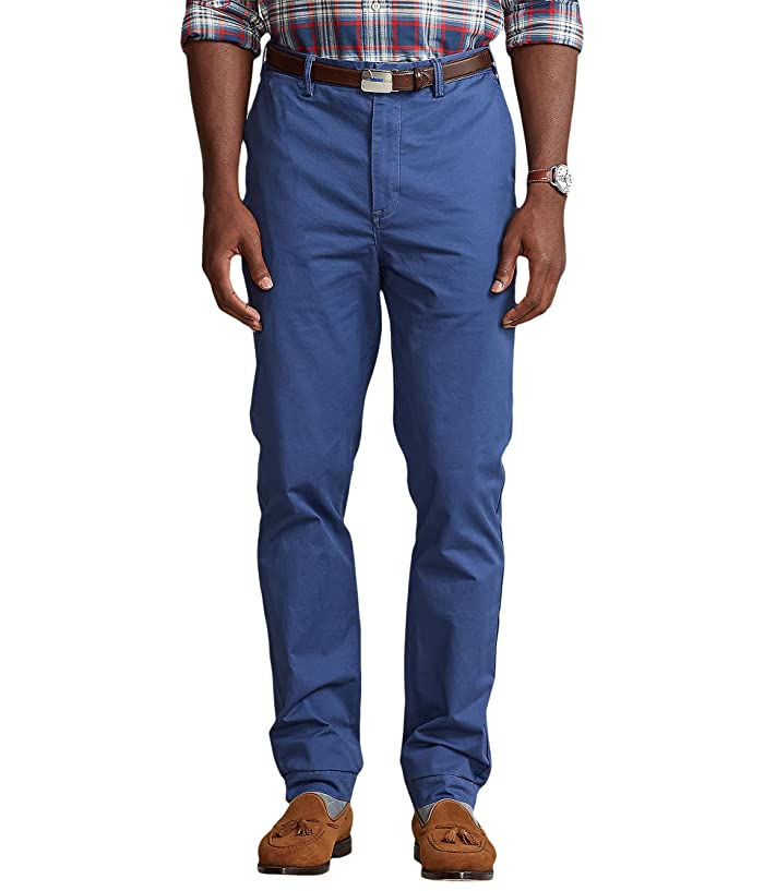 Polo Ralph Lauren Mens Classic fit Casual Pants 44 / 30 Navy Blue Solid Stretch