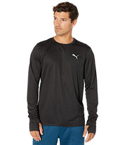 Puma Men's Run Favorite Long Sleeve T Shirt Black XL