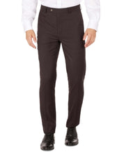 Calvin Klein Men's Brown Neat Skinny Fit Dress Pants Brown 33 x 30