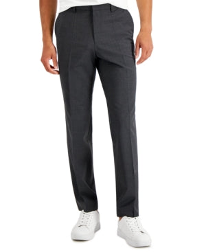 Hugo Boss Mens Slim fit Dress Pants 40 / 32 Dark Grey Solid