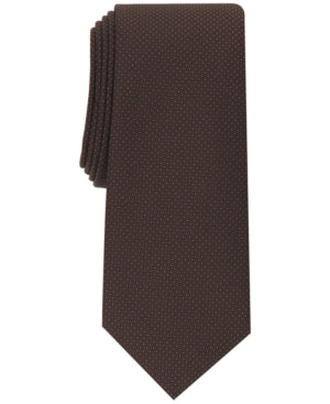 Alfani Mens Necktie  Tanner Mini  Tie Brown