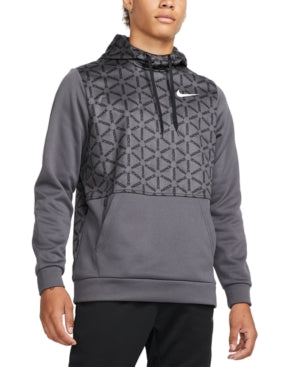 Nike Men's Thermal Fleece Pullover Hoodie Gray Large