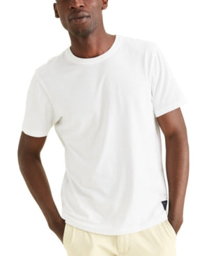 Dockers Mens Short Sleeve Crewneck T Shirt White Medium