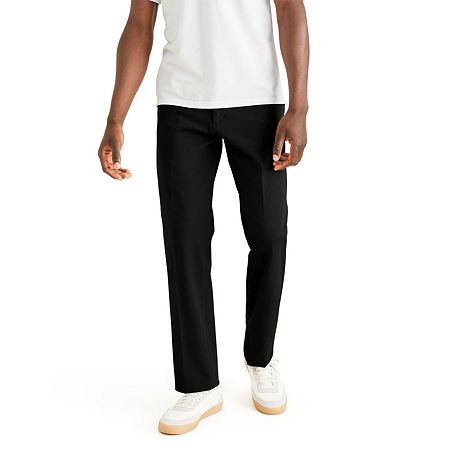 Dockers Mens Classic-Fit City Tech Pants Black 30 x 30