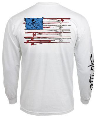 Salt Life Fisherman's Glory Long Sleeve Tshirt White
