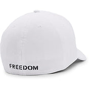 Under Armour Men's Freedom Blitzing Logo Cap Baseball Onyx White Medium - Large
