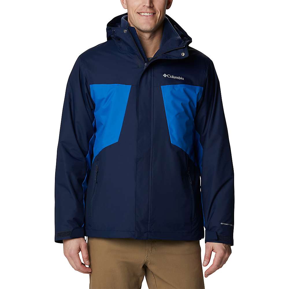Columbia Men's Tunnel Falls Interchange Jacket Blue Large