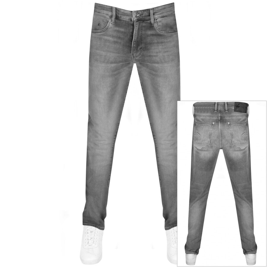 G-Star Raw Men's Revend FWD Skinny Fit Stretch Jeans Grey 34 x 32