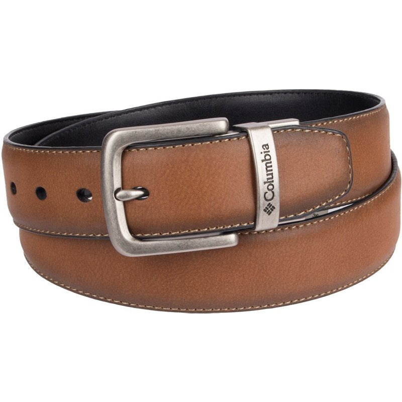 Columbia Sportswear Mens 38MM Reversible Belt Black Beige XL 42 44