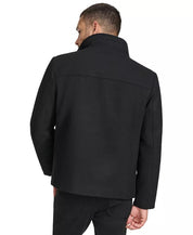 Calvin Klein Men's Hipster Full Zip Jacket Coat Zip Out Hood Black XXL