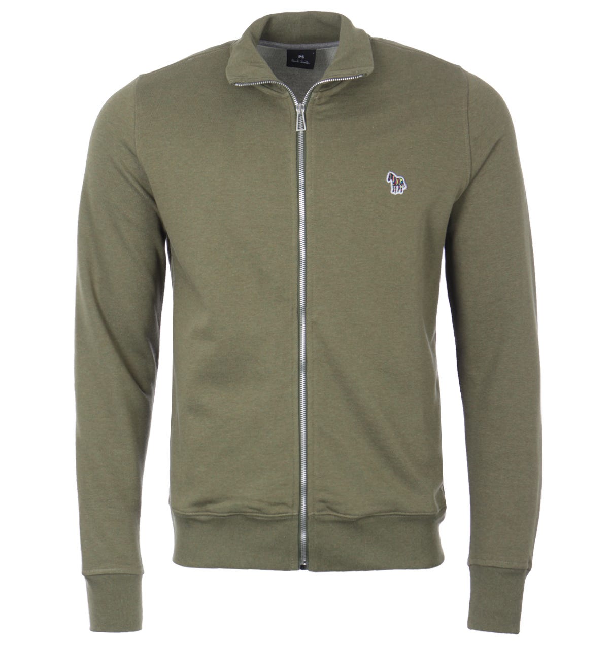 Paul Smith Men's Green Full zip Sweatshirt  Size Medium Regular Fit