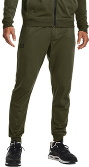 Under Armour Mens Sportstyle Tricot Joggers Green Black Marine Medium