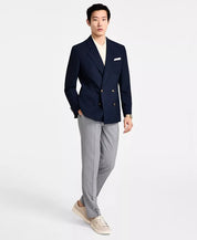 Hugo Boss Mens Modern fit Sport Coat Blazer 40 S Navy Blue Double Breasted
