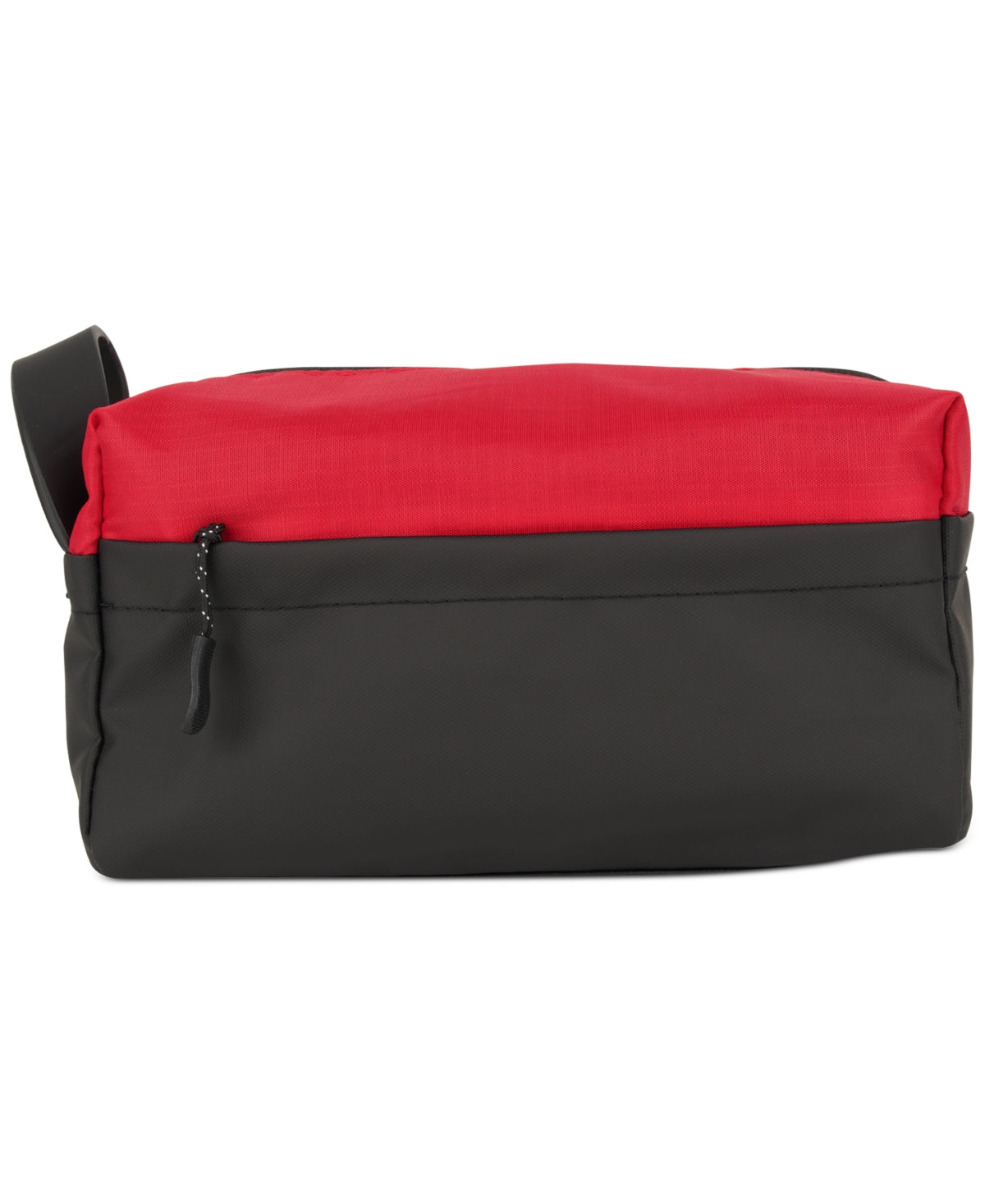 Bespoke Mens Modern Dopp Travel Kit  Red Black