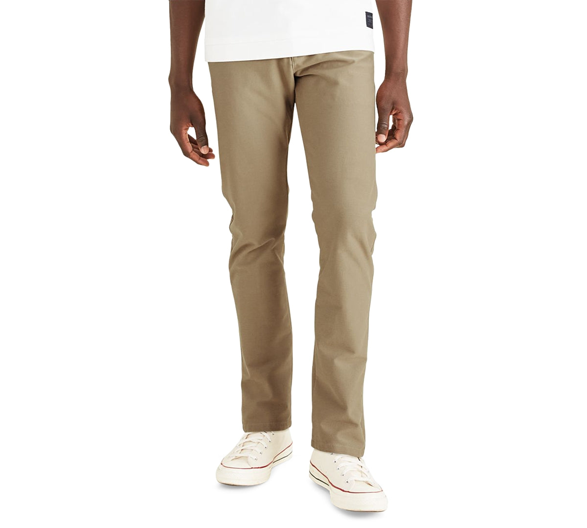 Dockers Mens Slim-Fit Comfort Knit Chino Pants Tan 36 x 30