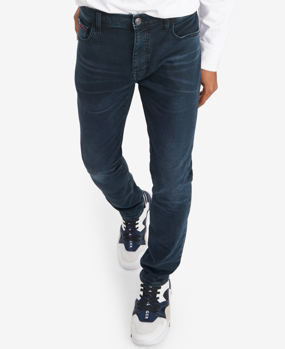 Tommy Hilfiger Men's Felix Slim Fit TH Flex Tommy Jeans Blue 30 x 30