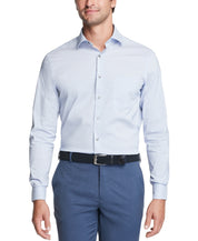 Van Heusen Mens Classic fit Dress Shirt 6XL 22 in 37-38 Blue