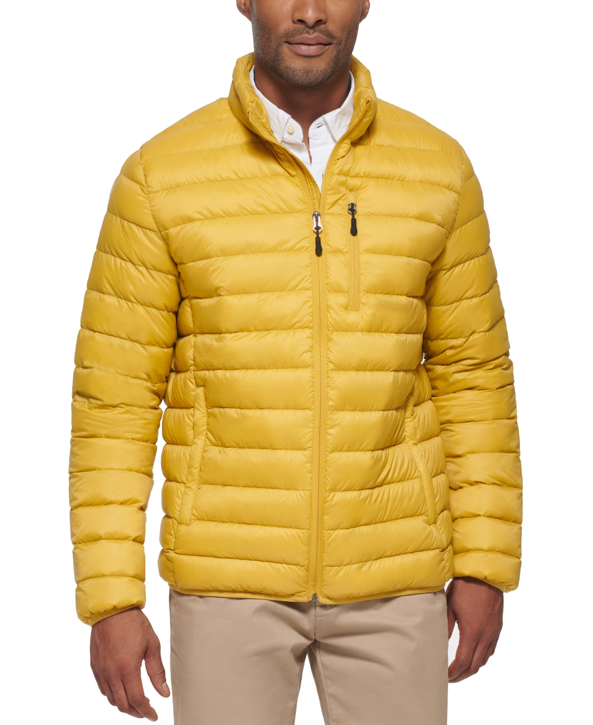 Men's Club Room Down Packable Puffer Jacket GOLD XL