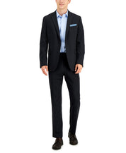 Perry Ellis Mens Slim-Fit Gray Knit Suit 40R / 34 x 32 Dark Grey Charcoal