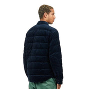 Polo Ralph Lauren Mens Cotton Corduroy Quilted Down Jacket Small Navy Blue