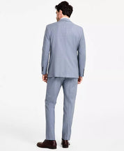 Brooks Brothers Mens Classic fit Suit Jacket Blazer 44 L Light Blue Solid