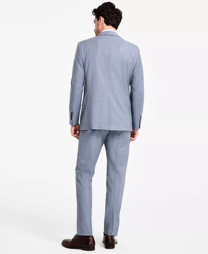 Brooks Brothers Mens Classic fit Suit Jacket Blazer 44 L Light Blue Solid