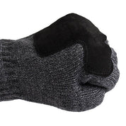Levi's Men's Classic Fingerless Marled Knit Gloves Dark Gray One Size