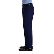 Haggar Mens Classic fit Dress Pants 36 / 29 Blue Solid