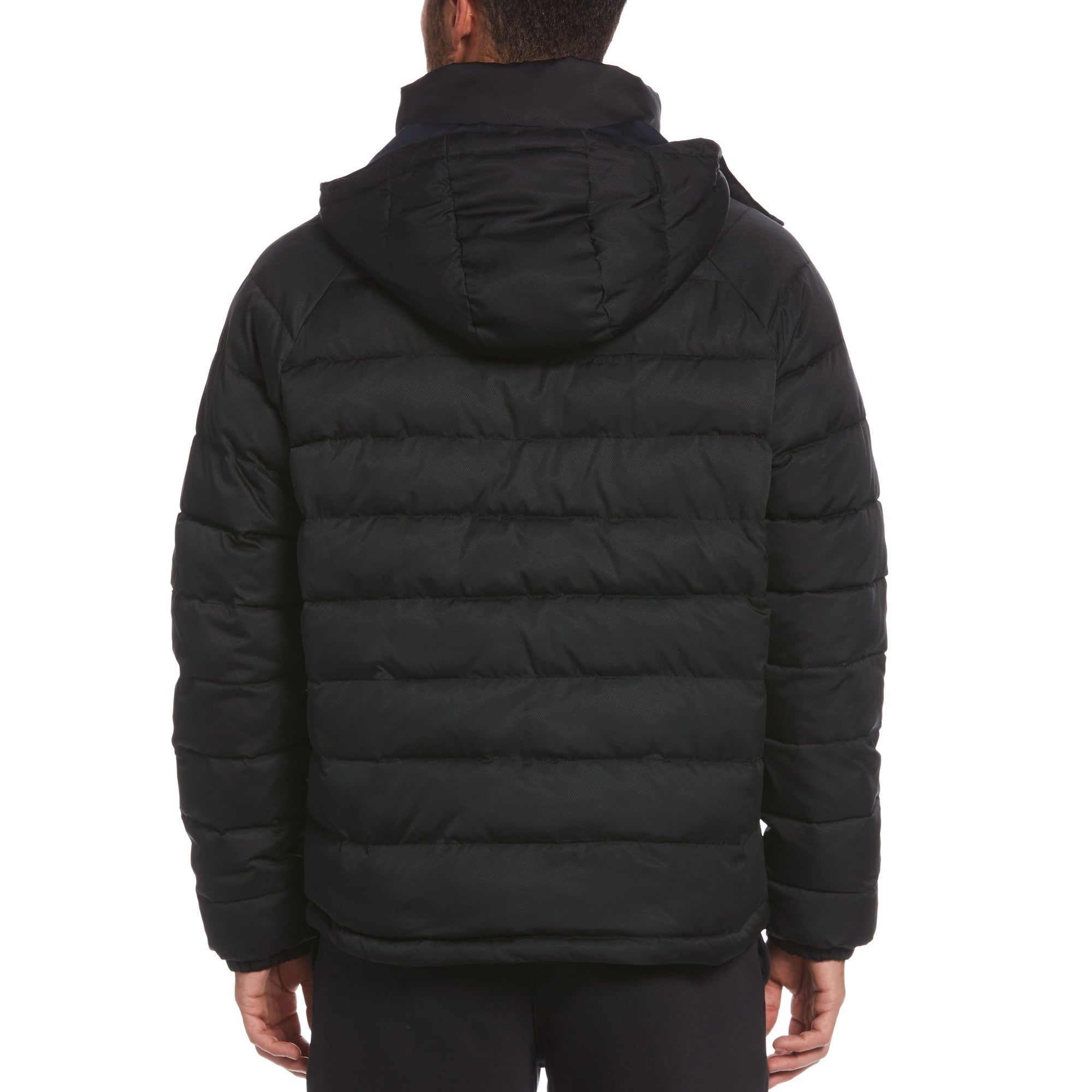Original Penguin Mens Quilted Puffer Jacket True Black Medium