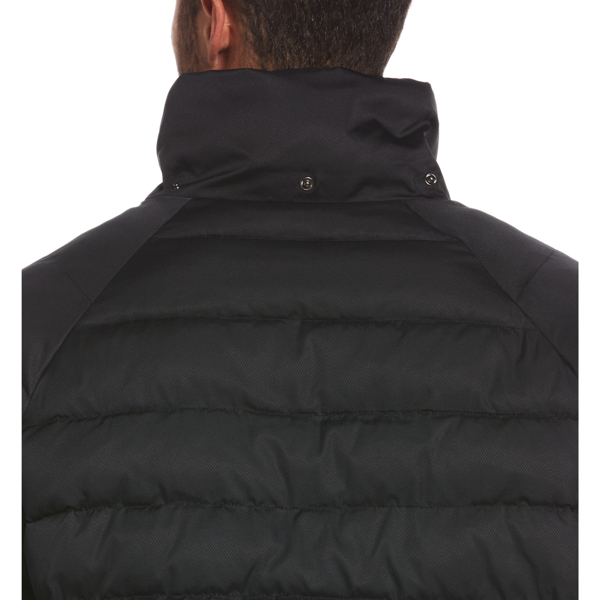 Original Penguin Mens Quilted Puffer Jacket True Black Medium
