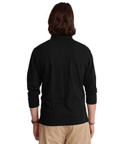 Polo Ralph Lauren Men's Big Tall Estate Quarter-Zip Sweater 4XB Black