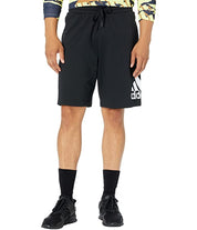 Adidas Men's Sporty Logo 10" Shorts Black White XL