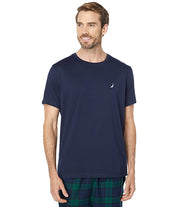 Nautica Men's Flannel Pajama Set Dark Blue Xxl