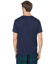 Nautica Men's Flannel Pajama Set Dark Blue Xxl