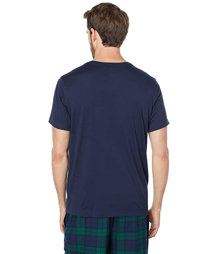 Nautica Men's Flannel Pajama Set Dark Blue Xxl