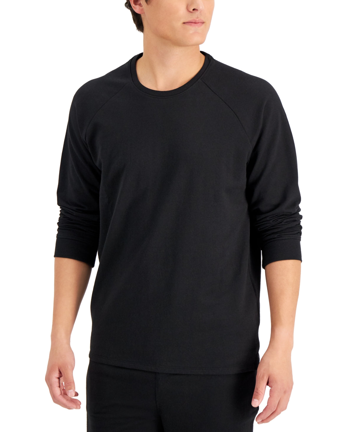 Alfani Men's Moisture wicking Sweatshirt  Black Large