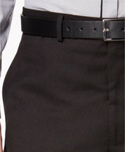 Andrew Marc Men's Suit Pants 42 x 33 Classic-Fit Stretch Black Micro-Grid