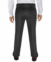 Van Heusen Men's Flex Herringbone Slim Fit Suit Pants Black 31 x 30 Flat Pant