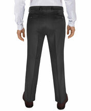 Van Heusen Men's Flex Herringbone Slim Fit Suit Pants Black 39 x 33 Flat Pant