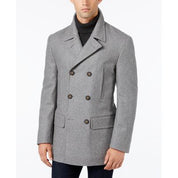 Lauren Ralph Lauren Mens Classic fit Double Breasted Peacoat Coat 36 R Grey