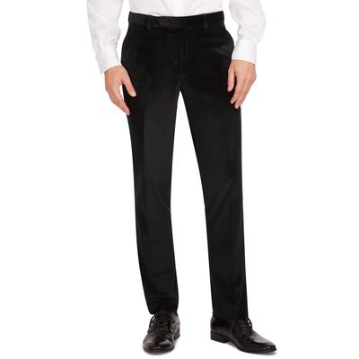 Tommy Hilfiger Men Modern fit Dress Velvet Pants 36 / 32 Black Solid