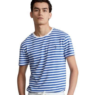 Polo Ralph Lauren Men's Classic Fit Short Sleeve T Shirt Liberty Blue White XL