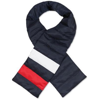 Tommy Hilfiger Men's Quilted Puffer Scarf Sky Captain Navy One Size