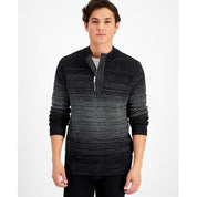 I.N.C. International Concepts Mens Quarter-Zip Ombre Sweater Harbor Grey 2XL XXL