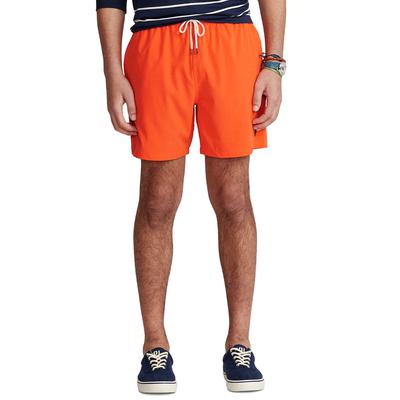 Polo Ralph Lauren Mens 5.75 Inch Traveler Classic Swim Trunks Sailing Orange XS